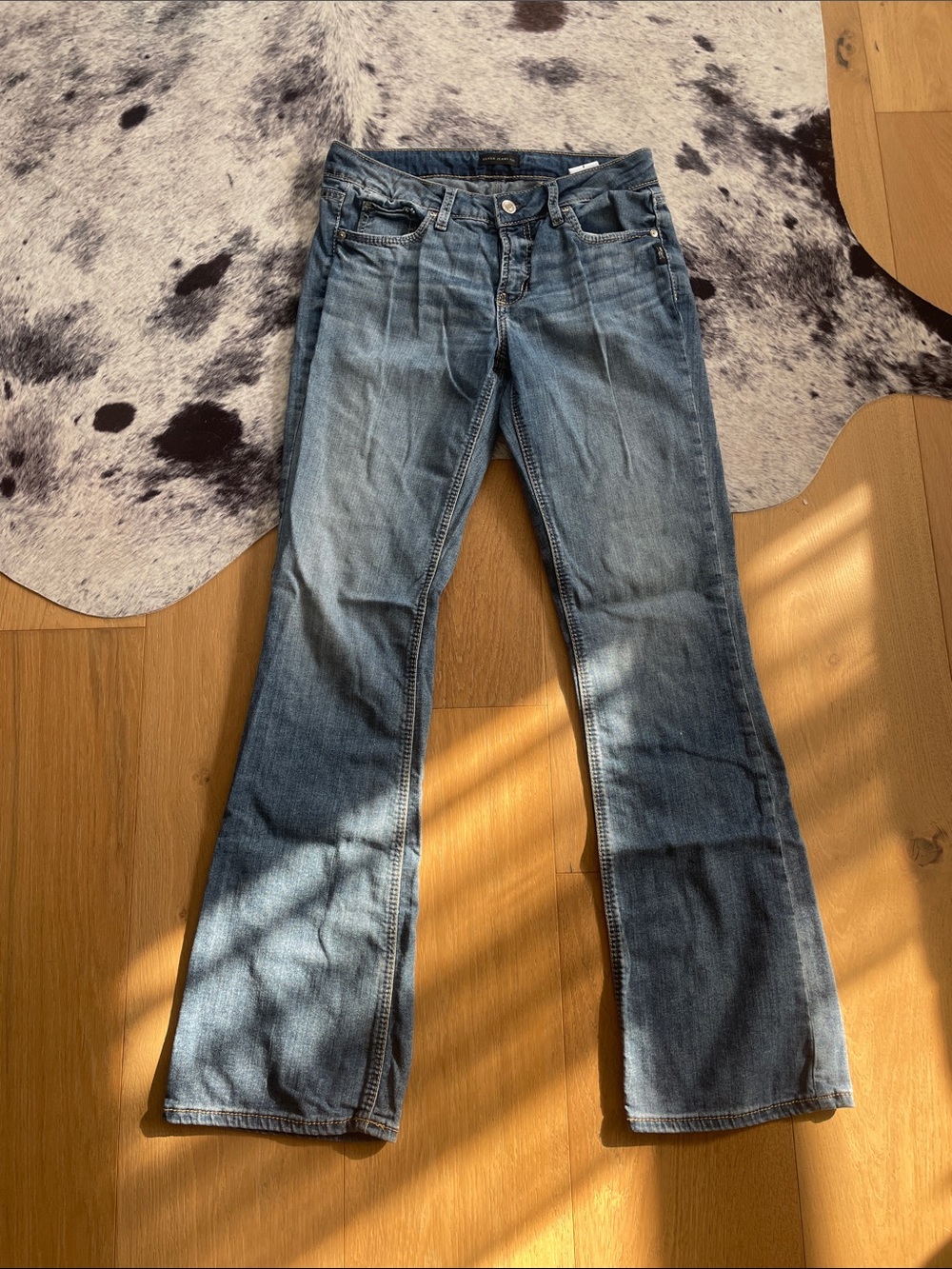 Silver Jeans Women's Light Blue Flared Jeans